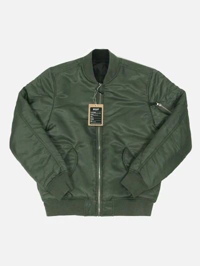 ELITE REVERSIBLE MA-1 JACKET-OLIVE/BLK