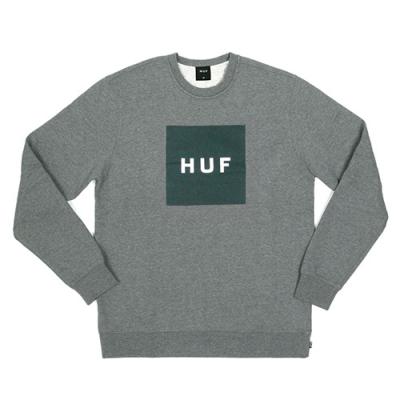 BOX LOGO CREWNECK FLEECE-GRY