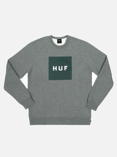 BOX LOGO CREWNECK FLEECE-GRY