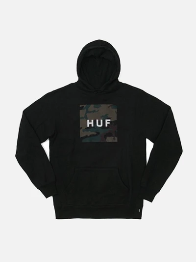 MUTED MILTARY BOX LOGO PULLOVER-BLK