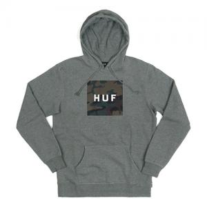 MUTED MILTARY BOX LOGO PULLOVER-GRY
