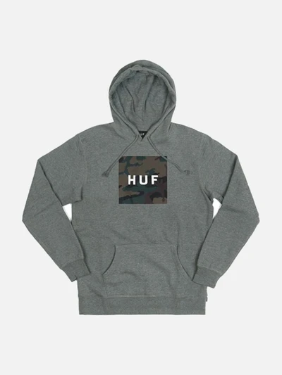 MUTED MILTARY BOX LOGO PULLOVER-GRY