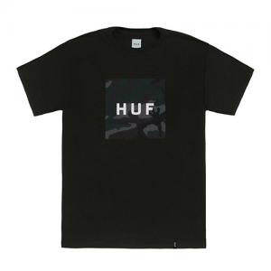 MUTED MILTARY BOX LOGO TEE-BLK