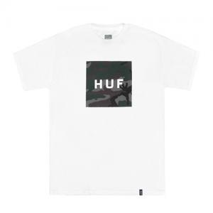 MUTED MILTARY BOX LOGO TEE-WHT