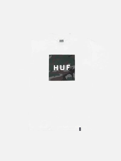MUTED MILTARY BOX LOGO TEE-WHT