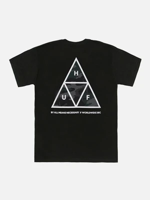 MUTED MILTARY TRIPLE TRIAGNLE TEE-BLK