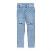 CRUSHED DENIM PANTS FA [ICE BLUE](FAVD01)