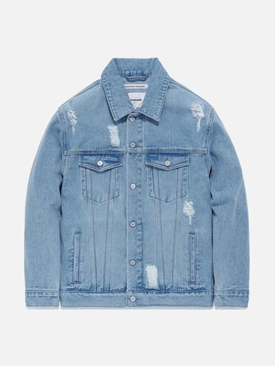 CRUSHED DENIM JACKET FA [ICE BLUE](FAVJ11)