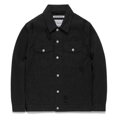 CRUSHED DENIM JACKET FA [BLACK](FAVJ11)