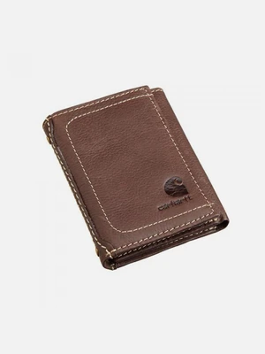(B0000654/B0000209) 페블 트라이폴드 3단지갑 BROWN