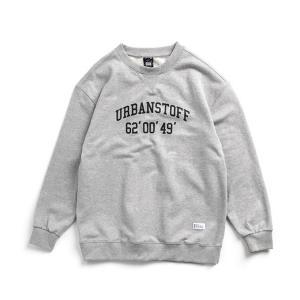 [URBAN STUFF] USF SLOGAN SWEATSHIRTS 4C (GREY)
