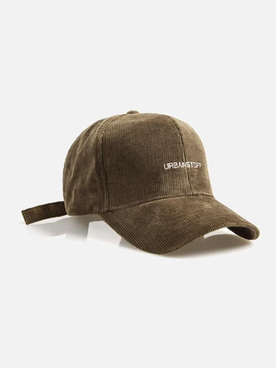 [URBAN STUFF] USF CORDUROY CAP 4C (KHAKI)