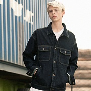 OVERSIZE DENIM JACKET-INDIGO