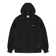 16 HOODED THERMAL JACKET-BLACK