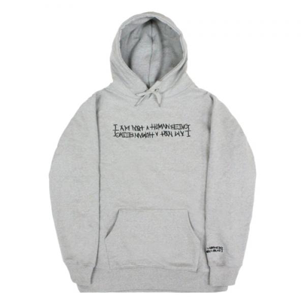 BASIC LOGO 2 HOODIE - GREY