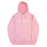 BASIC LOGO 2 HOODIE - PINK