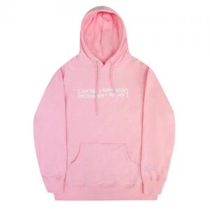 BASIC LOGO 2 HOODIE - PINK