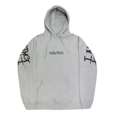 BIG LOGO HOODIE - GREY