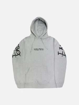 BIG LOGO HOODIE - GREY