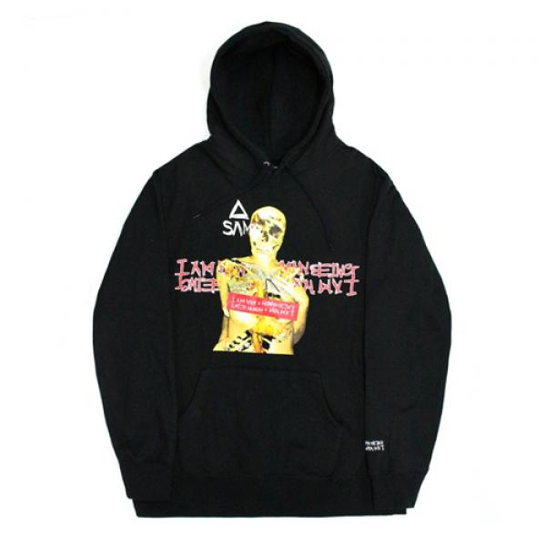 PORNO 5 HOODIE - BLACK