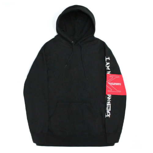 ARMBAND HOODIE - BLACK