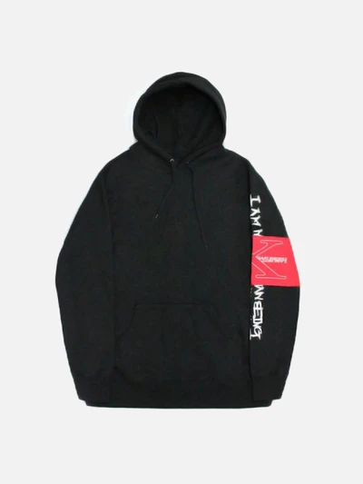 ARMBAND HOODIE - BLACK