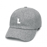 WOOL L LOGO 6-PANEL-GREY