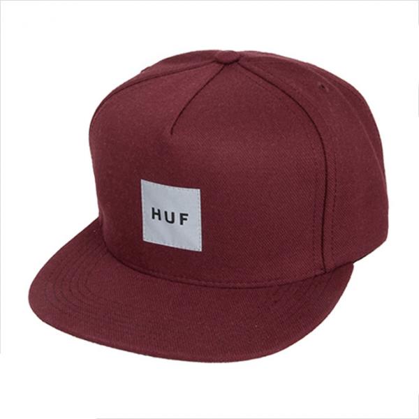 REFLECTIVE BOX LOGO SNAPBACK_WINE