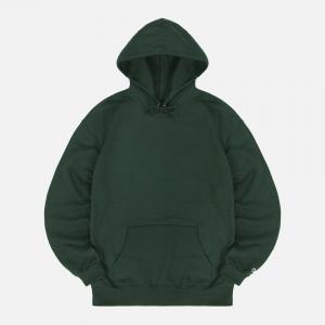 (S700) 파워블렌드 에코플리스 후드티 DARK GREEN