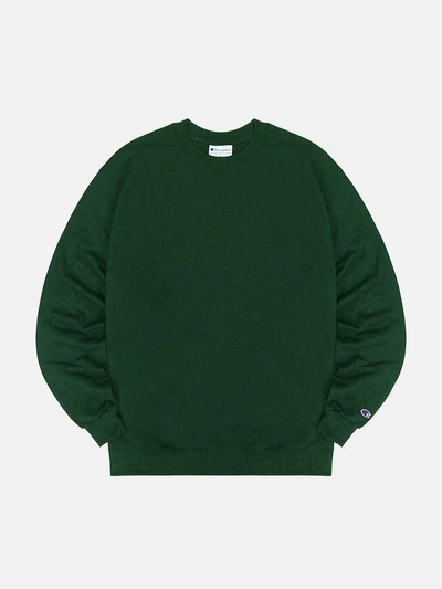 (S600) 더블드라이 에코플리스 맨투맨 DARK GREEN