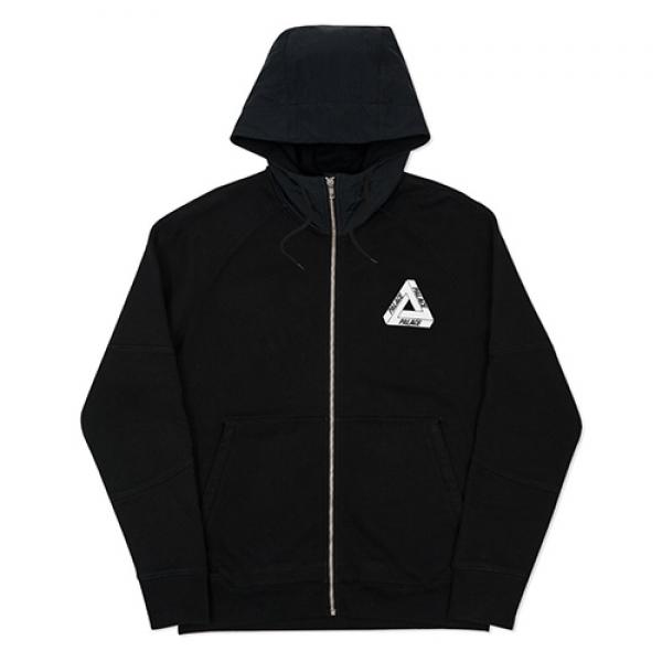 ZYME SHELL HOOD - BLACK