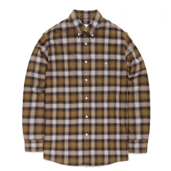 OMBRE CHECK SHIRTS FA [YELLOW](FAVS03)