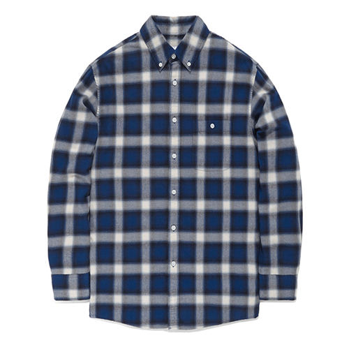 OMBRE CHECK SHIRTS FA [BLUE](FAVS03)