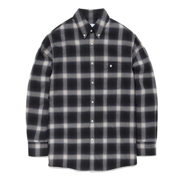 OMBRE CHECK SHIRTS FA [BLACK](FAVS03)