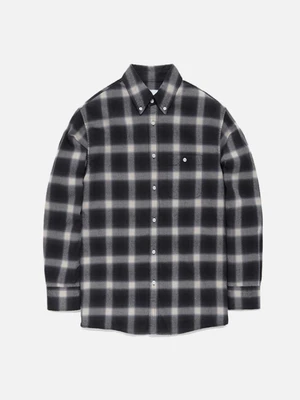 OMBRE CHECK SHIRTS FA [BLACK](FAVS03)