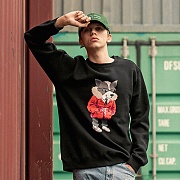 CLASSIC LAYDOG SWEATSHIRTS-BLACK