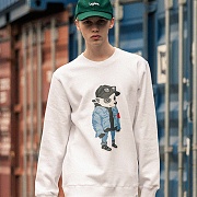 HOTTEST LAYGOM SWEATSHIRTS-WHITE