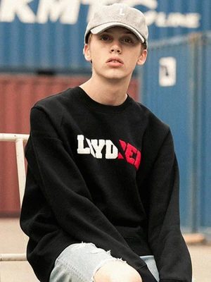 PAPER CUT SWEATSHIRTS-BLACK