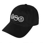 TRIPLE CIRCLE LOGO CAP-BLK