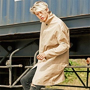 OVERSIZE MAC COAT-BEIGE