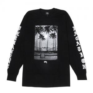 PERMANENT VACATION LS TEE-BLACK
