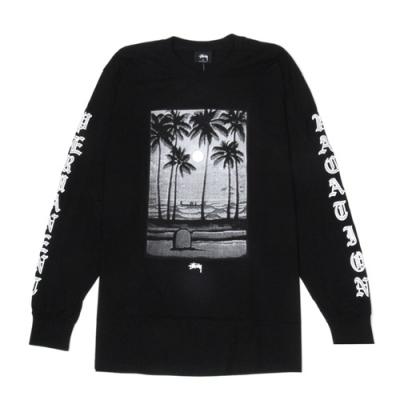 PERMANENT VACATION LS TEE-BLACK