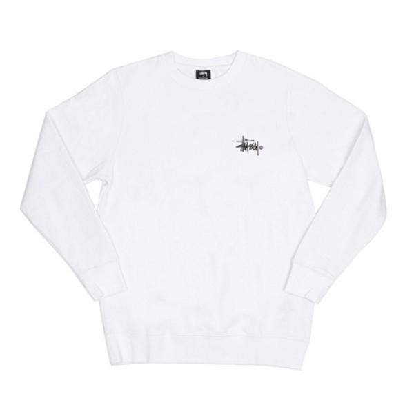 BASIC LOGO APP. CREW-WHITE(purpleⓒ)