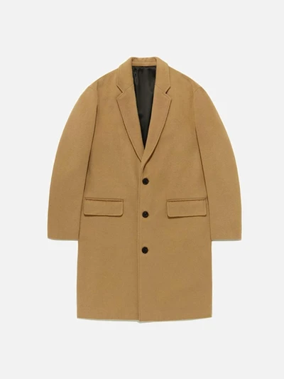 OVERSIZE CHESTERFIELD COAT FA [BEIGE](FAVJ01)