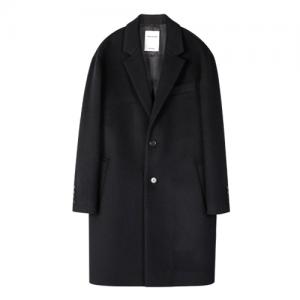 UNISEX JOSEPH OVERSIZED COAT awa060 - BLACK
