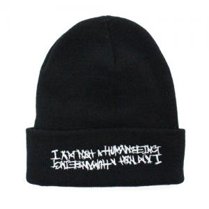 BASIC LOGO BEANIE - BLACK