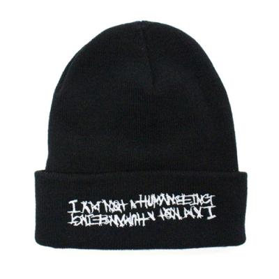 BASIC LOGO BEANIE - BLACK