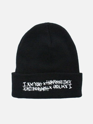 BASIC LOGO BEANIE - BLACK