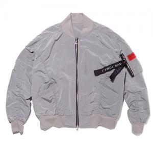 OVR16T1002-TOME.1 SCOTCH SHIRRING GRAY MA-1