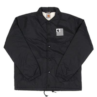 (I021523) STATE PILE COACH JACKET-BLACK